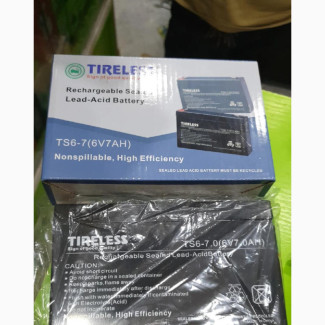 Tireless Rechargeable Fan Battery - 6V 7Ah-10Ah