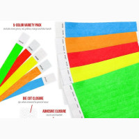 Wristco Tyvek Wristbands Variety Pack - 500 Count