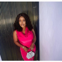 Three Quarter Pink Dress