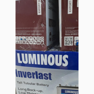 Luminous Tall Tubular Battery - Brand New