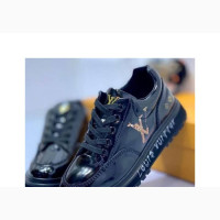 Louis Vuitton Black Unisex Sneakers for Sale