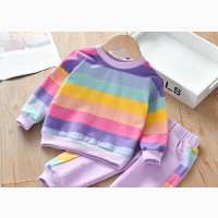 Unisex Rainbow 2pieces Set
