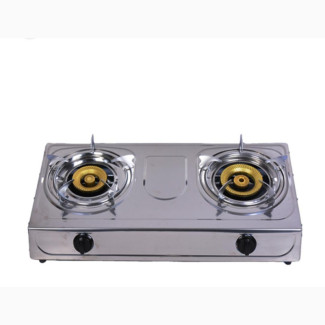 2 Burner Automatic Ignition (Stainless) Table Gas Cooker