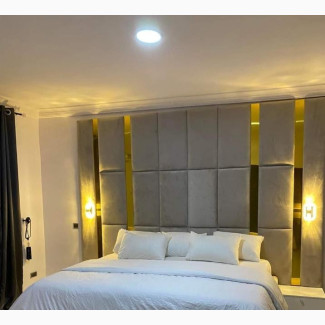 6ft by 6tf Padded Bedframe