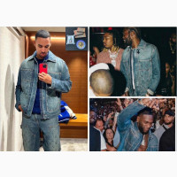 Original Louis Vuitton Lúxury Designer Up and Down Jeans