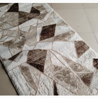 Turkish Center Rug Cream and Brown Design 5×7 - Home Interiors