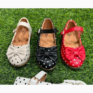 Poker Dots Girls Flat Shoes