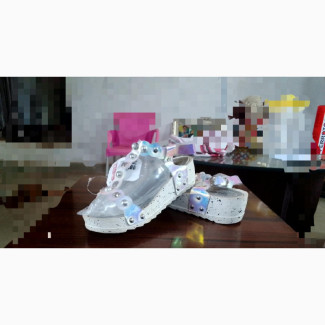 Gezer Beaded Chameleon Sandals for Girls - Brand New