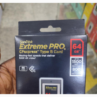 Sandisk 64GB Extreme Pro Cfexpress Type B Memory Card