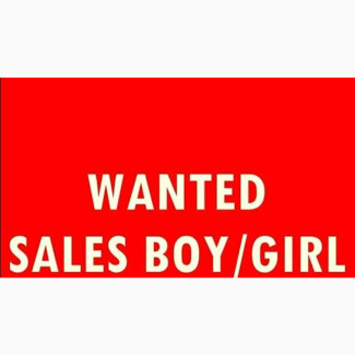 Sales Boy and Sales Needed