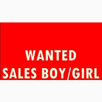 Sales Boy and Sales Needed