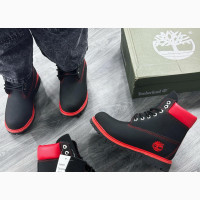 New Timberland Black and Red 6 Inch” Premium Waterproof SNKS