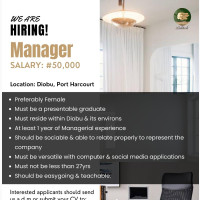 MANAGER Needed at Lalitech Firm