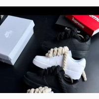 Nike Air Force Bold Lace White Sneakers - New 2024 Drip