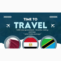 Qatar, Egypt Tanzania Sure 3months Visa (Inside Package)