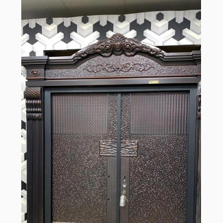 Copper Cast Steel Security Door With German Luxury Locks - Brand New
