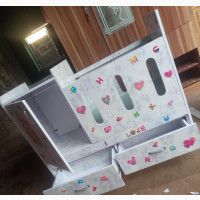 Baby Cot With 2drawer And 1 Big Door - Brand New