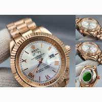 Rolex Rose Gold Chain Watch