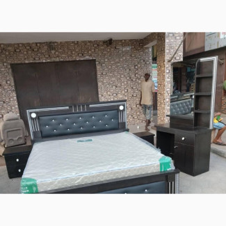 6/6) Padded MDF Bedframe With Orthopedic Spring Mattress