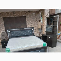 6/6) Padded MDF Bedframe With Orthopedic Spring Mattress