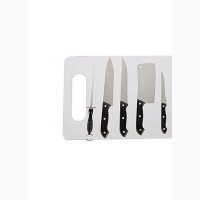 Kitchen Knife Set With Cutting Board - Brand New