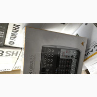 Premium Behringer Xenyx Q802USB 8-Input Mixer with Mic Pres, Compressors, British EQs, and USB/Audio Interface