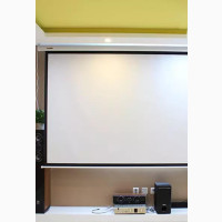 Manual Wall Projection Screen Pull Down Projector Screen