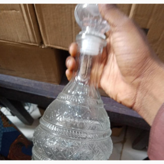 Vintage Liquor Whiskey Wine Crystal Bottle Decanter