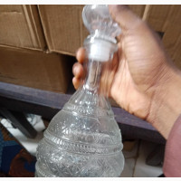 Vintage Liquor Whiskey Wine Crystal Bottle Decanter