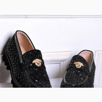 Luxury Versace Men#039;s Shoe - Stone Studded, Brand New