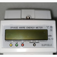 Three Phase Electricity Energy Power Check Meter 100A