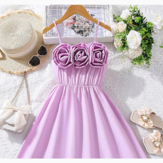 Girl Shein Purple Dress Size 8