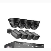 Sannce 8channel DVR 4bullet 4dome Camera 1TB Security System