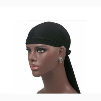 Black Silky Durag | Feel Good | Look Good In Abuja