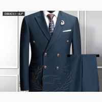 DARO Men#039;s Double-Breasted Suit