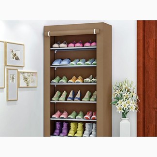 6 Layer Shoe Rack With Fabric Cover