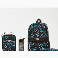 Giggle by Smiggle 4 Piece Bundle Black - Brand New Backpack Set