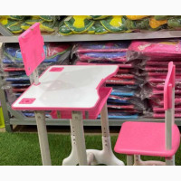 Àdjustable Studying Dinning Table Chair Set With iPadstand