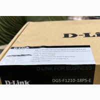 D-Link 16port Poe Gigabit Smart Managed Switch DGS-F1210-18P