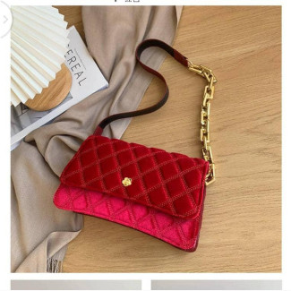 Beautiful Fashion Bag With Vintage Scarf