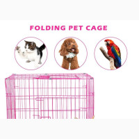Strong Metal Collapsible Rabbit, Cat, Parrot, Dog Cage Sizes