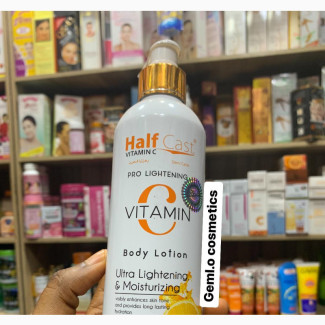 Half Cast Vitamin C Body Lotion - Enhance Your Skin Tone and Hydrate Your Skin