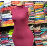 Sleeveless Turtleneck Gowns