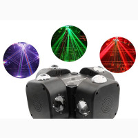 Led Fast Moving Head 4 in 1 With Strobe Laser Light