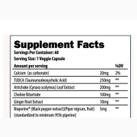 AD TUDCA Tauroursodeoxycholic Acid 60 Capsules