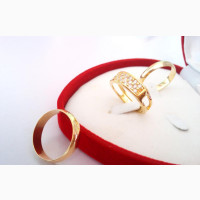 Romania Gold Engagement and Wedding Ring R1 - Brand New