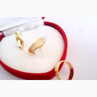 Romania Gold Engagement and Wedding Ring R1 - Brand New