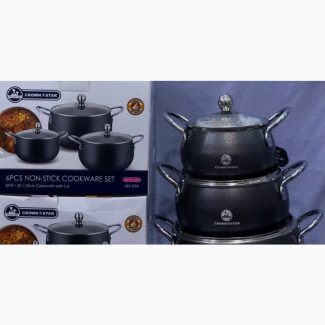 6pcs Non-Stick Pot