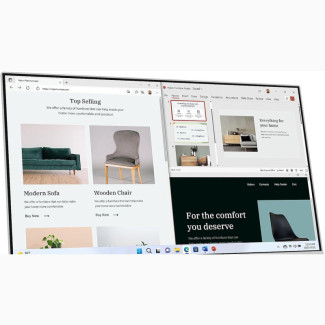 Lenovo L27e-40 27 Inch Full HD Monitor - Cloud Grey