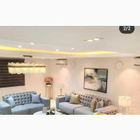 7seater Fabric Sofa With a Center Table Can Come in Colors